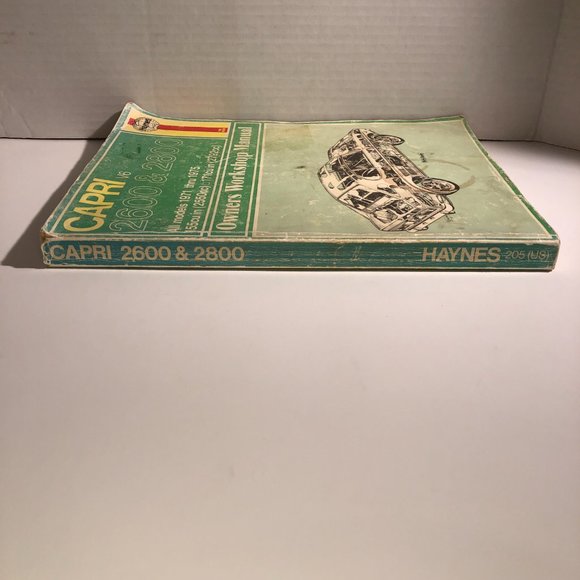 ⭐️ Capri V6 2600 & 2800 Owners Workshop Manual, 1971 thru 1975 - Picture 6 of 16